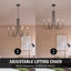 Lustre ajustable chaîne / classique