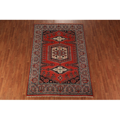 Tapis traditionnel indien en laine 6 x 9