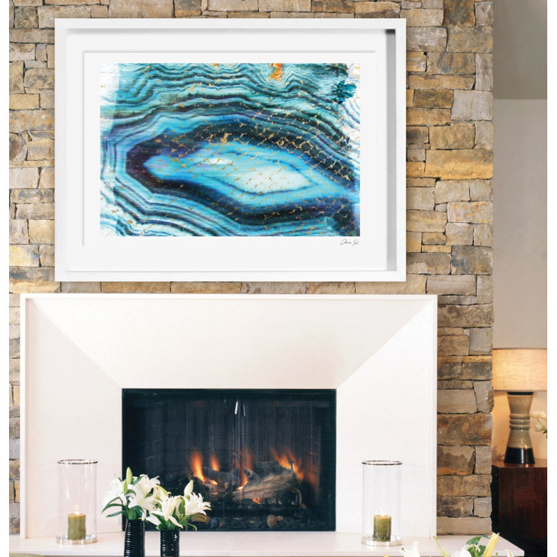 Sea Of Turquoise Print, 18" H x 26" W
