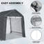 Polypropylene Portable Storage Shed-97285372