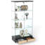 Vitrine moderne en verre avec grands tiroirs-1137119023