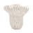 9.3X9x8.7 In Decorative Sand And Cement Coral Planter, Textured Beige Appearance, Vertical Ridged Style For Trailing Plants Display Home Weathered Color, Texture Succulents Interior