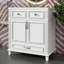 Meuble-lavabo de 30 pouces avec lavabo, comprenant 2 portes et 1 tiroir spacieux-1076366361
