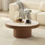Table basse ronde en bois-1405243018