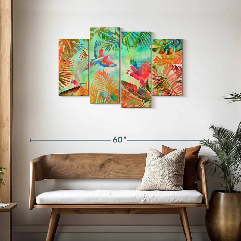 Exotic Summer Breeze, H 27 po x l 43 po