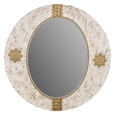 Mailloux Wood Flat Wall Mirror
