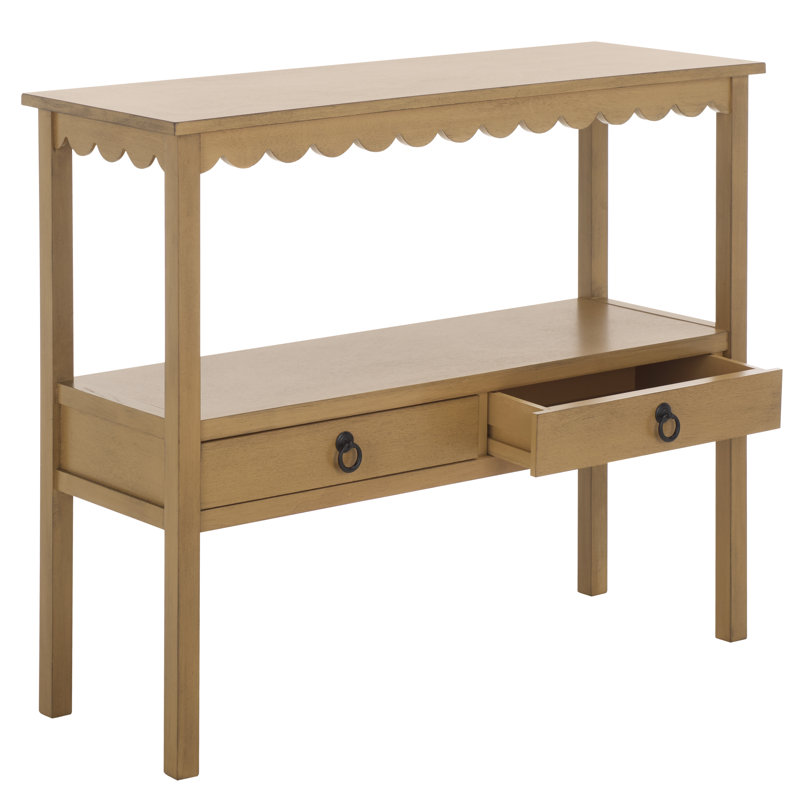 Sacaton Haven Lower 2 Drawer Console, Brown