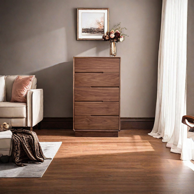 Armoire décorative en bois massif Living Room Simple