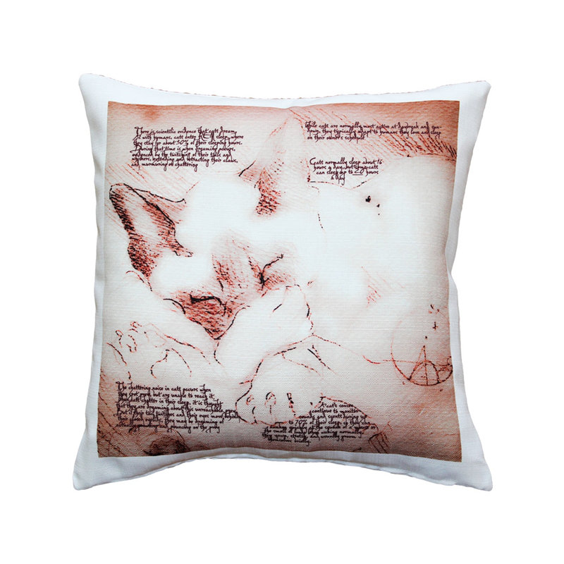 Coussin intérieur / extérieur Dreaming Cat