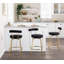Kayson 25.5" Gold Swivel Upholstered Counter Stools-383255566