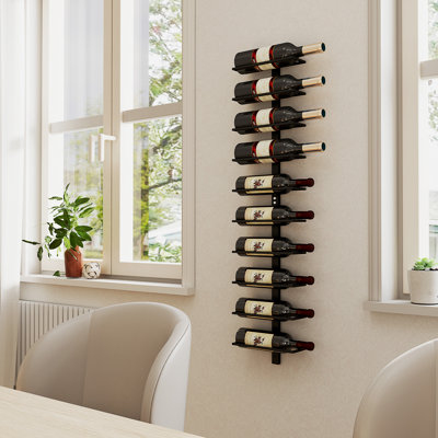 Suzetta Wine Bottle Rack Black