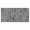 Carreau de mosaïque en verre gris anglais 3 "x 3" gris ardoise Continental