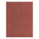 Everyday Solid Machine Woven / Power Loomed Performance Rust Red Rug