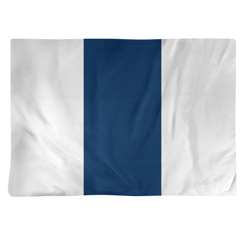 Récapitulatif en coton 18 po football Indianapolis, Argent/ bleu marine