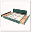 Cadre de lit rembourré avec tissu épais, cadre de lit rembourré confortable, tissu chenille, avec tête de lit et cadre de lit solide. Avec tiroir pour le rangement-120924239-120924235