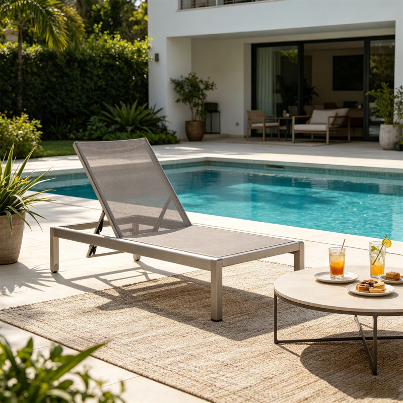 CAPE CORAL KD CHAISE LOUNGE, Gray
