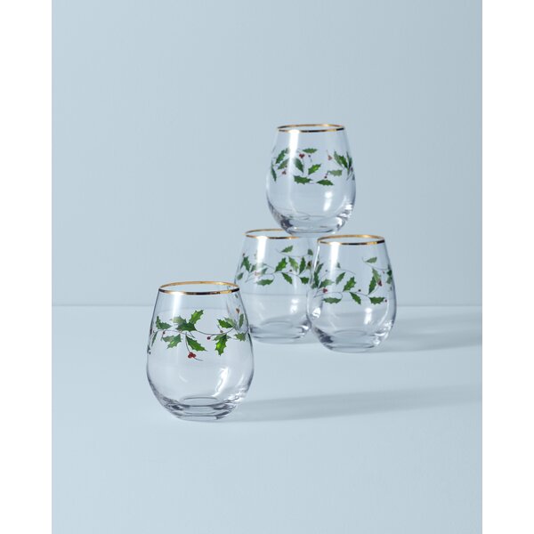 Set of 2 Clear Glass Wine Glasses Short Fancy Stem 2.5 Base, 6.25