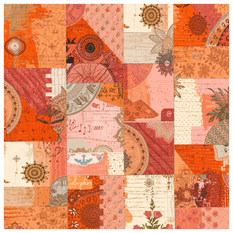 Bohemian Patchwork Pattern Blankets, 50in W x 60in H