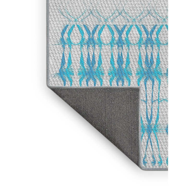 Tapis turquoise, Rectangle 8 pi x 12 pi