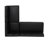 Adler Faux Leather Black Nook