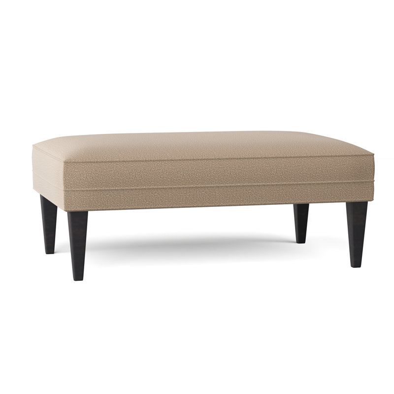 Aperitif Upholstered Bench, Maya Wheat, Espresso