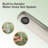 Wall Mounted Bathroom Faucet With Single Handle, Solid Brass Valve Body, Brushed Nickel-126121538