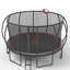 YC 16FT trampoline Pumpkin- Black Red-Upgrade