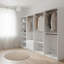 Prosper White Freestanding Walk in Wood Closet System