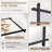 Vintage Cross Corner Rectangle Bathroom Vanity Mirror | Stainless Steel Frame-1901276055-1882213033