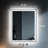 UL Certified Front & Back LED Bathroom Vanity Mirror – Anti-Fog, Tempered Glass, Black Aluminum Frame-199817161