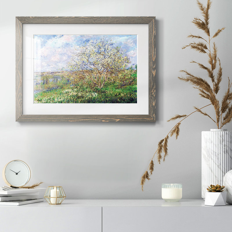 " Springtime, 1880 ", Gray, 26" H x 38" W x 1.5" D