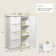 Armoire de rangement autoportante de 33,5 po avec 4 tiroirs et une tablette réglable pour la chambre à coucher ou le vestibule
