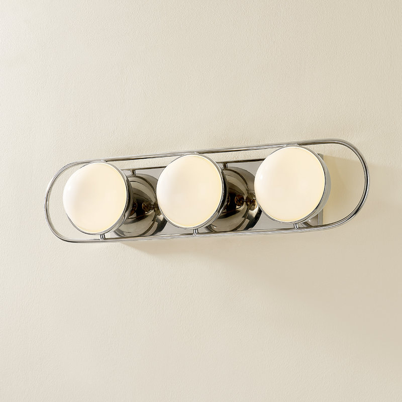 Amy 3 Light Bath and Vanity, Polished Nickel