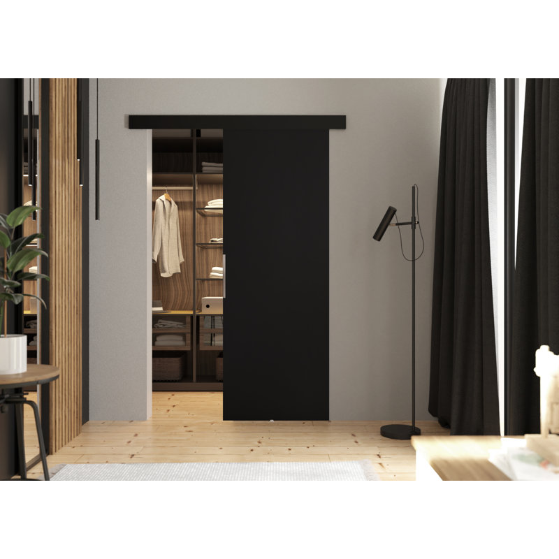 Door Malibu 1, 76cm x 205cm, Black