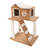  PETMAKER 35in Cat Tree with House, Brown