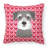 Schnauzer Hearts Indoor/Outdoor Throw Pillow-1806237896-1806237872