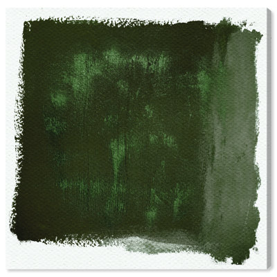 Abstract Cloudy Dreams Green - Painting on Canvas