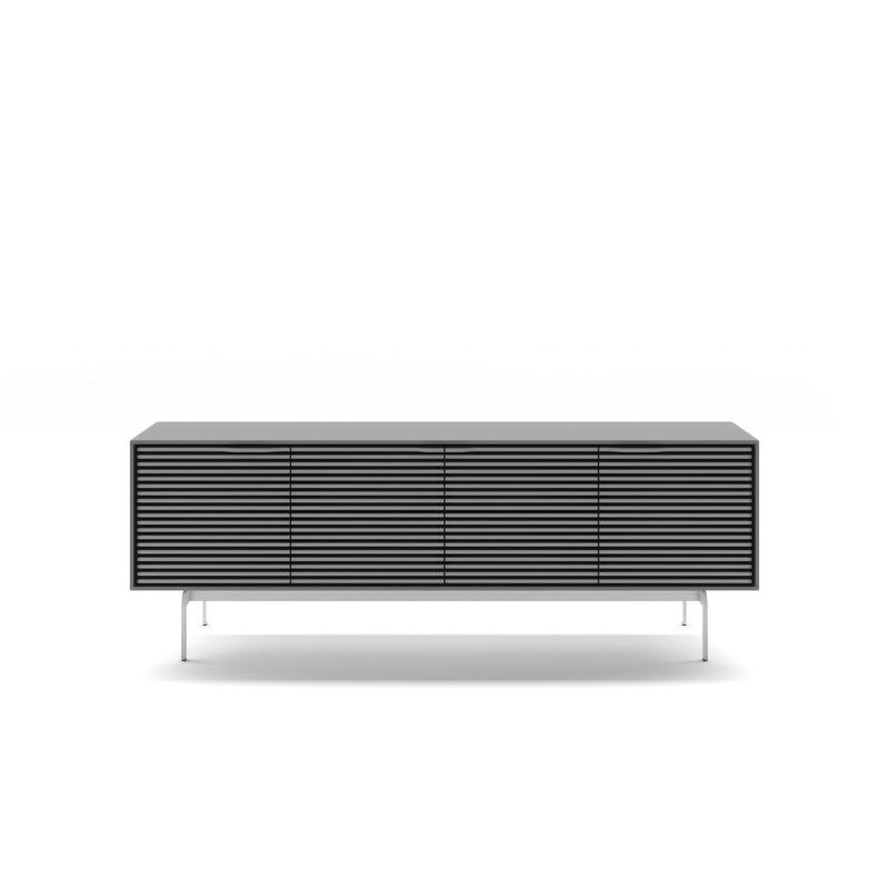 Align Media Console, 28.5”H x 81”L x 18”W, Satin White