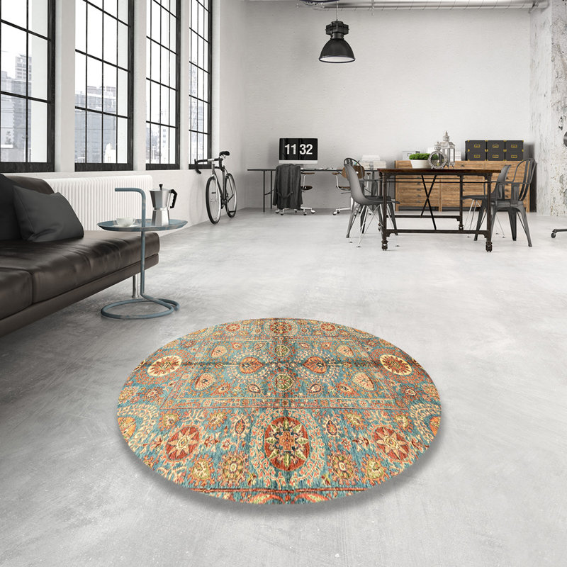 Tapis abstrait moderne 3202, Rond 4 pi