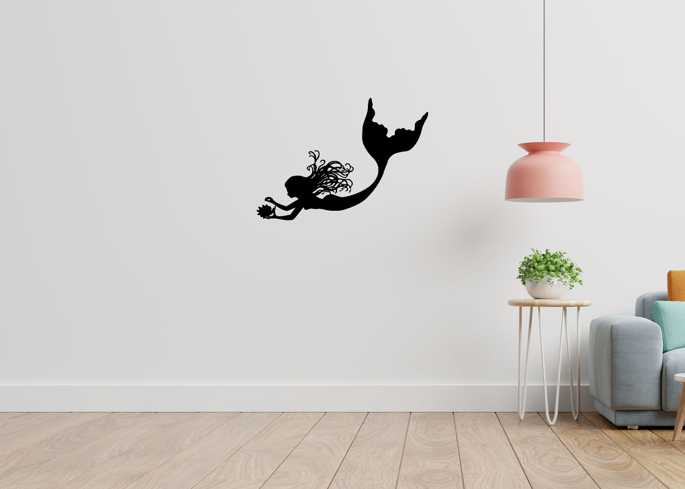 Dovecove Mermaid Wall Decals Water Decal Vinyl Sticker Kids Art Home ...
