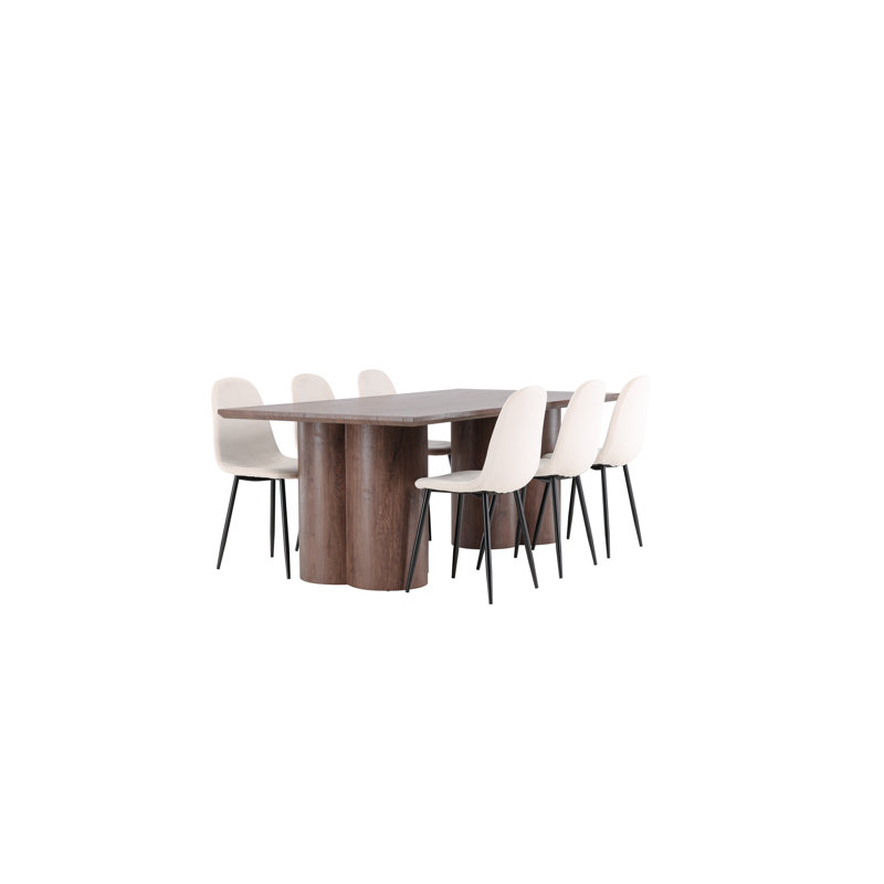 Niloofar 6 - Person Dining Set