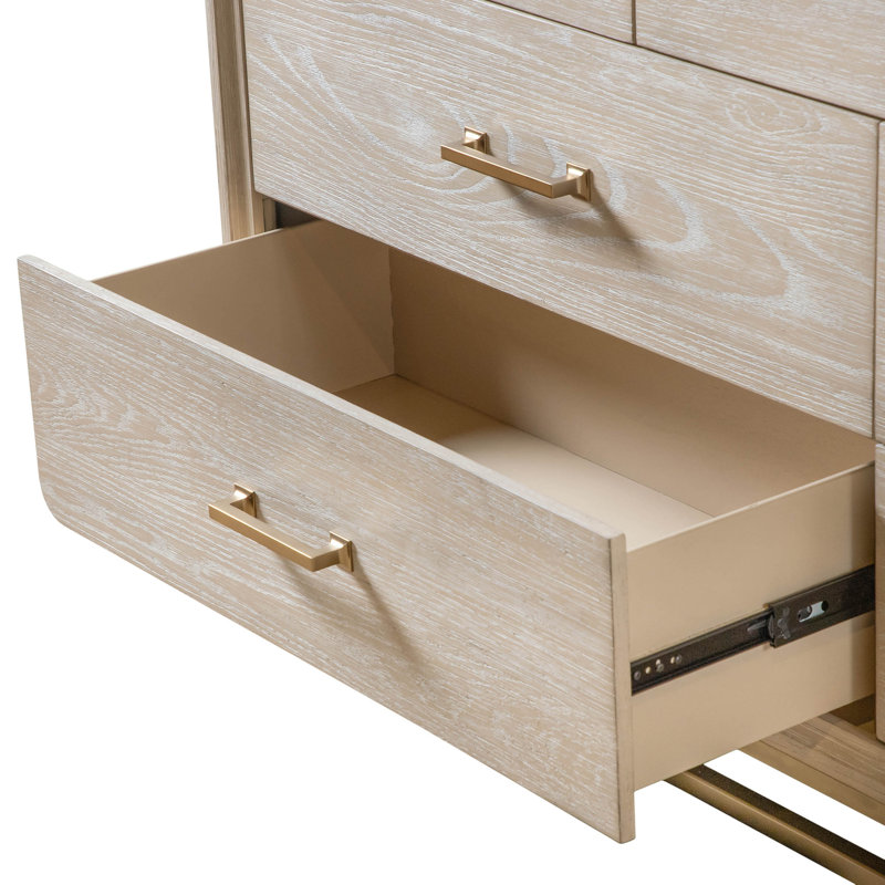 Commode 7 tiroirs avec miroir Demmer