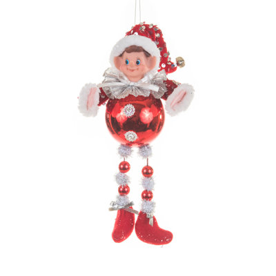 Hangable Red Bowtie Elf
