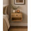 Lovino 30cm W Solid Wood Bedside Table-766431917