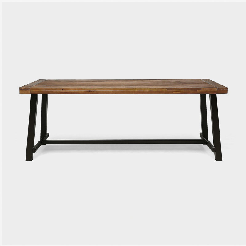 Table de salle à manger d'extérieur, Teck