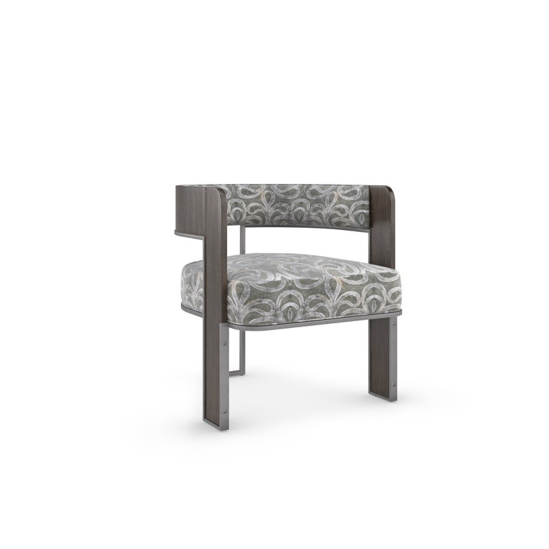 Modern Streamline Barrel Chair