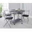 Lyusi 4 - Person Drop Leaf Dining Set-1385379972