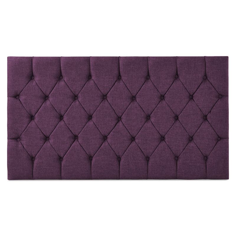 Bretz Upholstered Headboard, Double (4'6), Purple