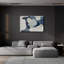  «Lily Pond Landscape 1» par Coco Good, art mural en verre acrylique, 36 po x 24 po