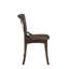 Ensemble de 2 chaises d'appoint Kaelyn en chêne foncé, un ajout élégant et fonctionnel à votre maison.